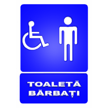 Sticker Toaleta barbati persoane cu handicap