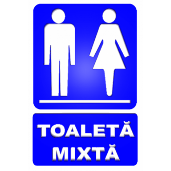 Sticker Toaleta mixta