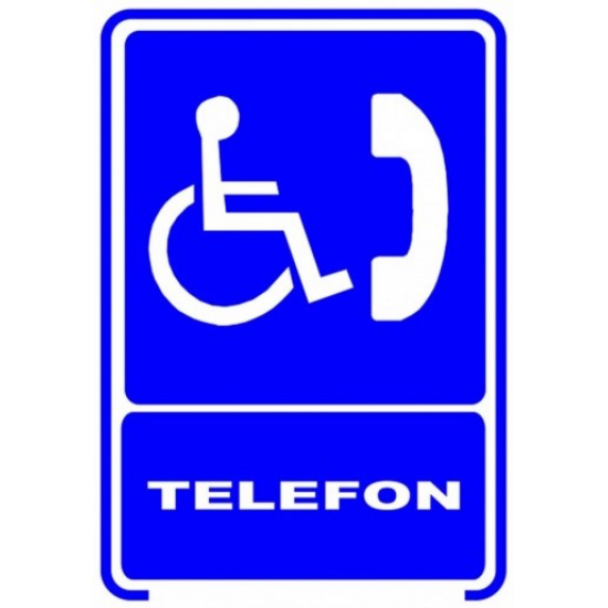 Sticker Telefon persoane cu handicap
