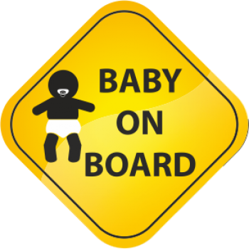Sticker autocolant baby on board 2