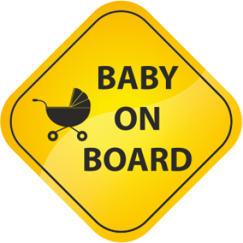 Sticker autocolant Baby on board 8