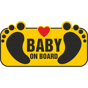 Sticker autocolant Baby on board 11