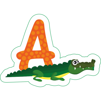 Sticker autocolant Aligator