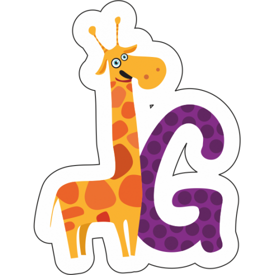 Sticker autocolant Giraffe