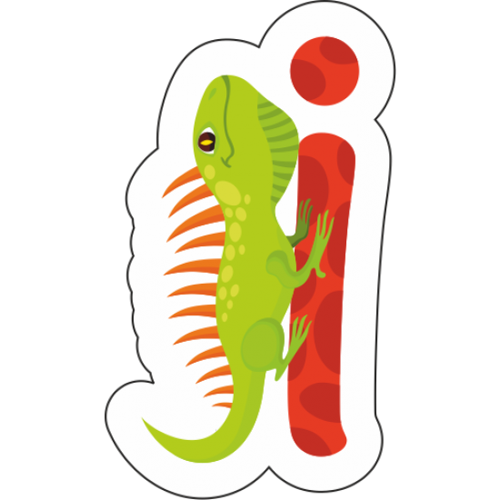 Sticker autocolant Iguana