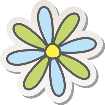 Sticker autocolant Petale Floare 