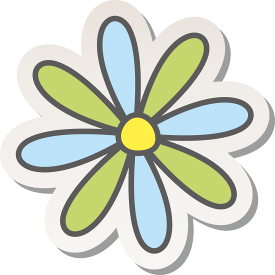Sticker autocolant Petale Floare 