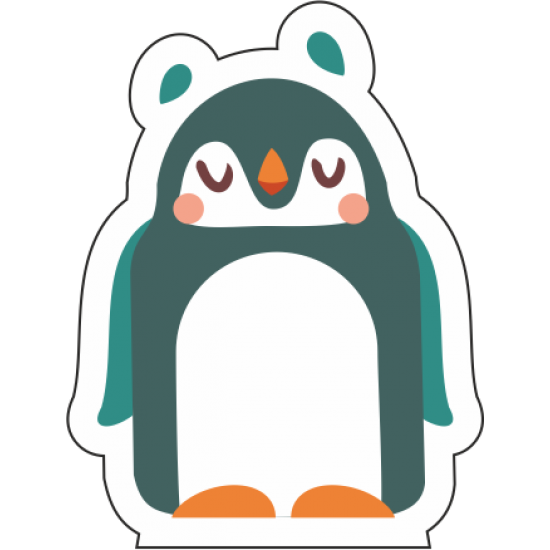 Sticker autocolant Pinguin