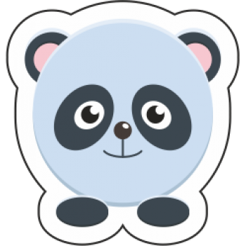 Sticker autocolant Ursul panda