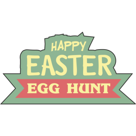 Sticker autocolant Happy Easter Egg Hunt