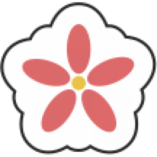 Sticker autocolant 5 petale de floare