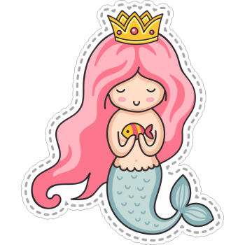 Sticker autocolant Sirena regina