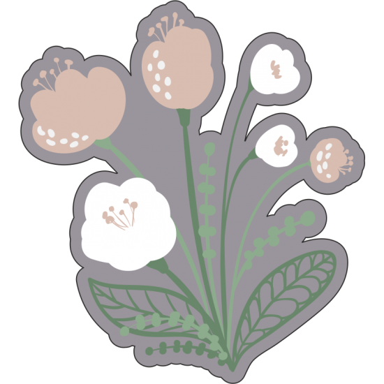 Sticker autocolant Fir de floare