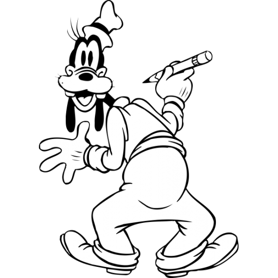 Sticker autocolant Goofy deseneaza ( Looney Tunes )