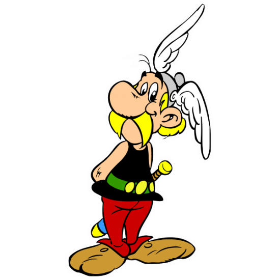 Sticker autocolant desen animat Asterix ( Asterix si Obelix )