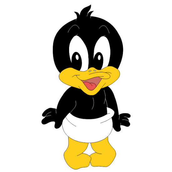 Sticker autocolant Daffy Duck ( Baby Looney Tunes ) 