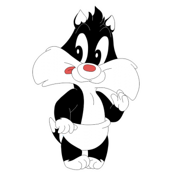 Sticker autocolant Sylvester ( Baby Looney Tunes )