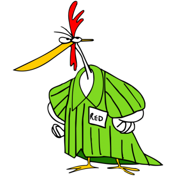 Sticker autocolant Puiul ( Cow and Chicken )