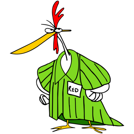 Sticker autocolant Puiul ( Cow and Chicken )