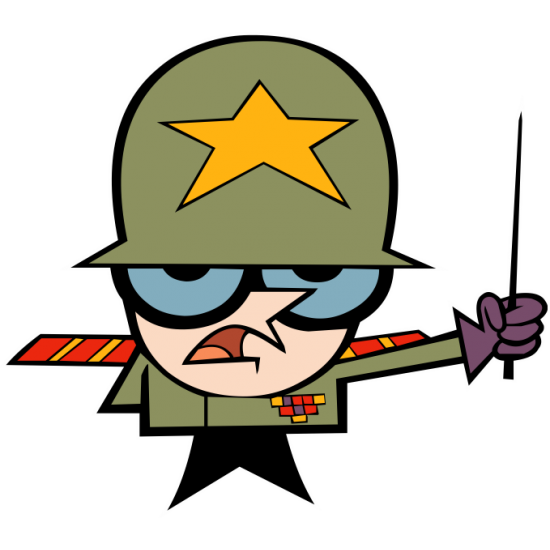 Sticker autocolant Dexter in uniforma ( Cartoon )