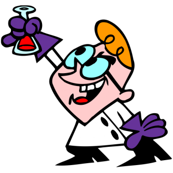 Sticker autocolant Dexter cu potiune ( Cartoon )
