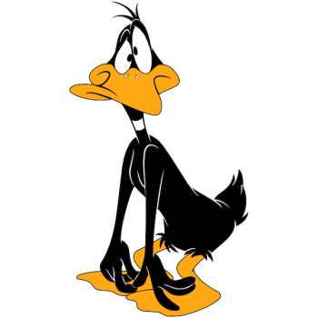 Sticker autocolant Daffy dezorientat ( Looney Tunes )