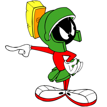 Sticker autocolant Marvin the Martian ( Looney Tunes )