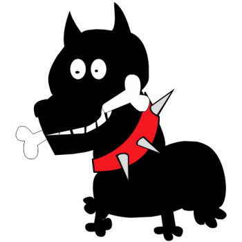 Sticker autocolant Devil Dog ( Billy si Mandy )